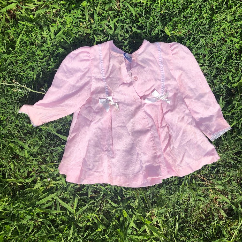 Pink Long Sleeve Dress